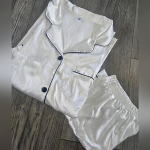 White satan pajamas